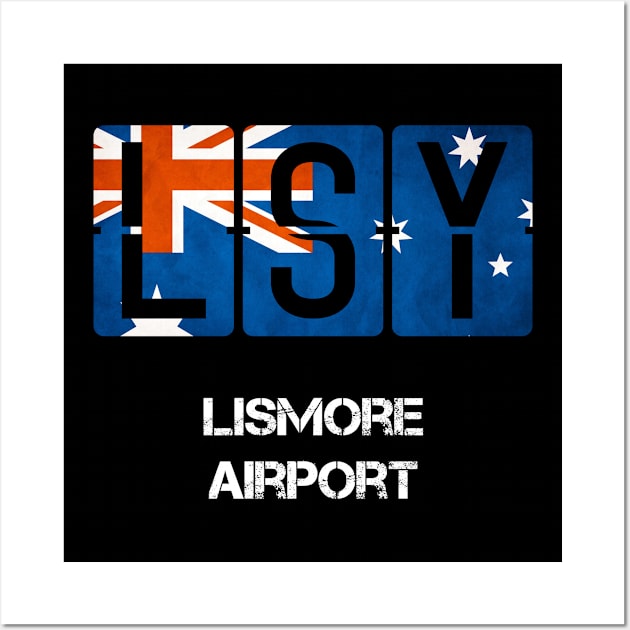 LSY Lismore Airport code Wall Art by Storeology